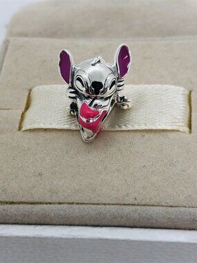 ✨🔥Pandora Disney Stitch Birthday Cake Charm